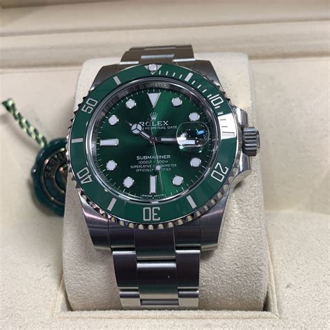 rolex hulk submariner value